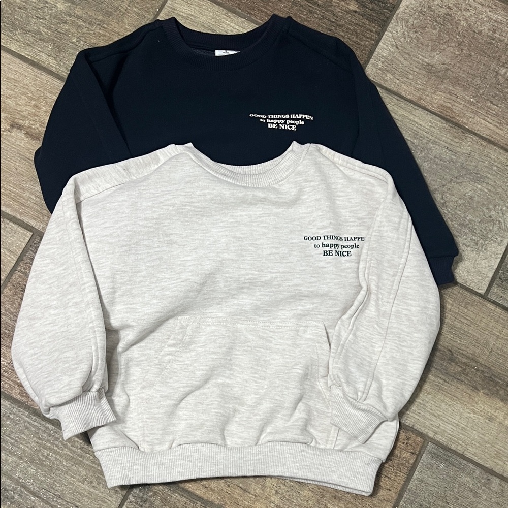 Zara Toddler Boy Sweatshirt Bundle 4t